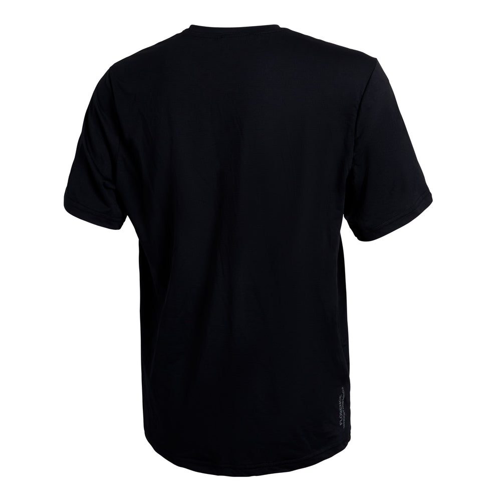 Color:Black-Florence Airtex Short Sleeve Shirt -alt