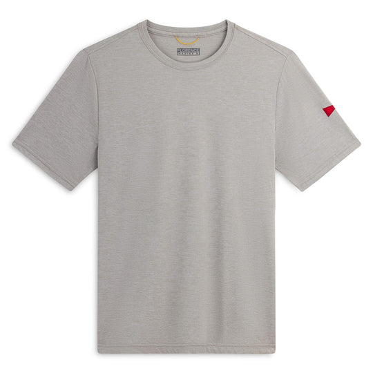 Color:Light Heather Grey-Florence Airtex Short Sleeve Shirt 