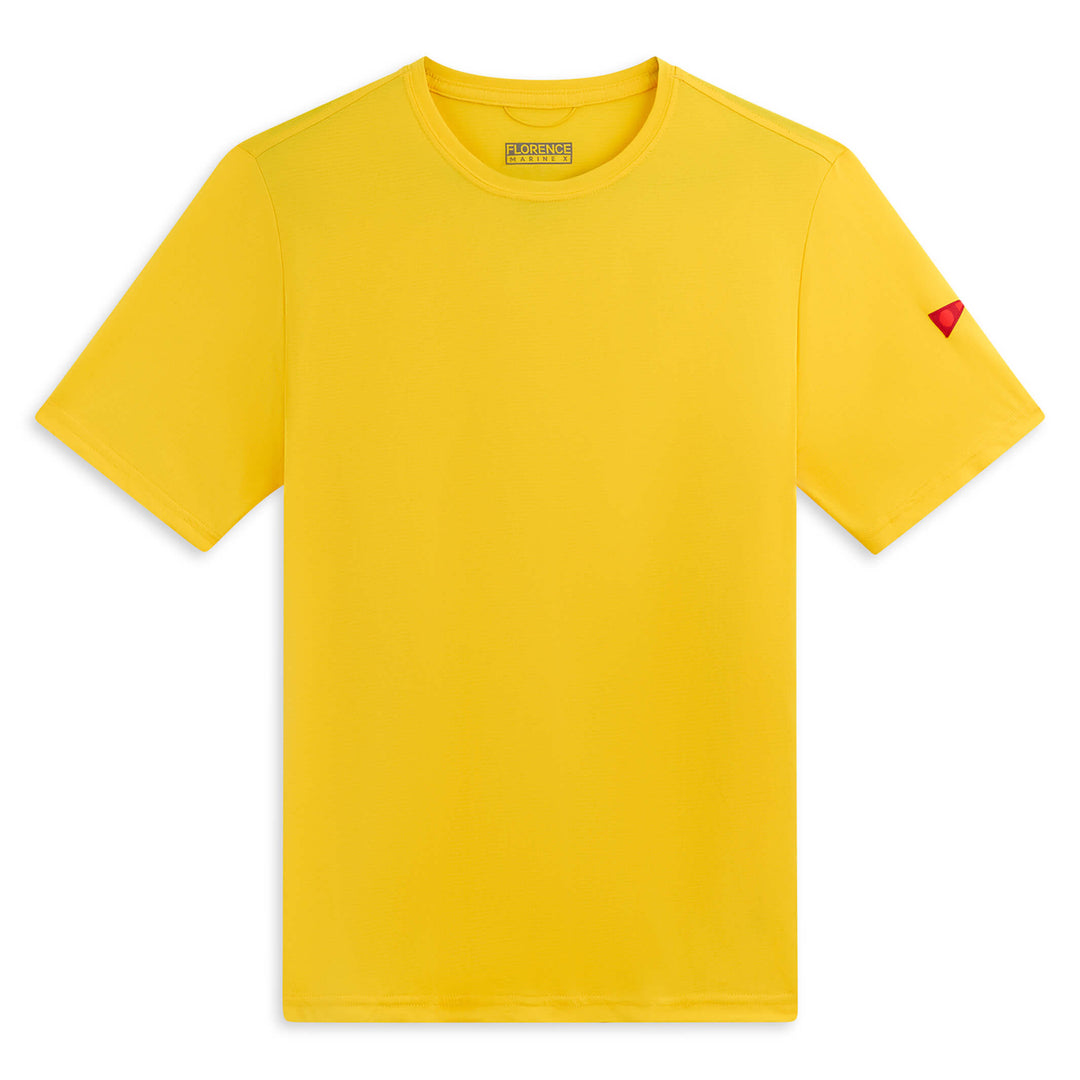 Color:Yellow-Florence Airtex Short Sleeve Shirt 
