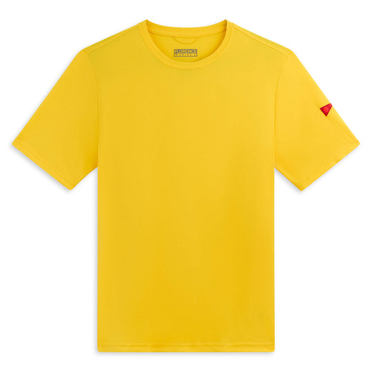 Color:Yellow-Florence Airtex Short Sleeve Shirt 