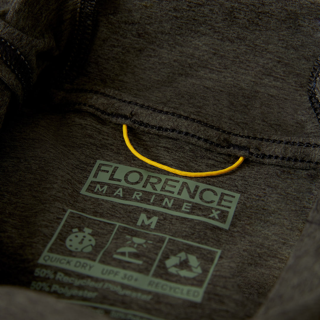 Color:Heather Thyme-Florence Adapt Long Sleeve Balaclava UPF Shirt