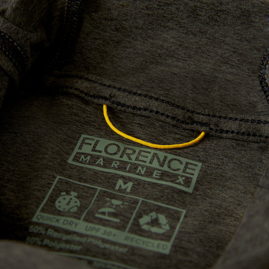 Color:Heather Thyme-Florence Adapt Long Sleeve Balaclava UPF Shirt