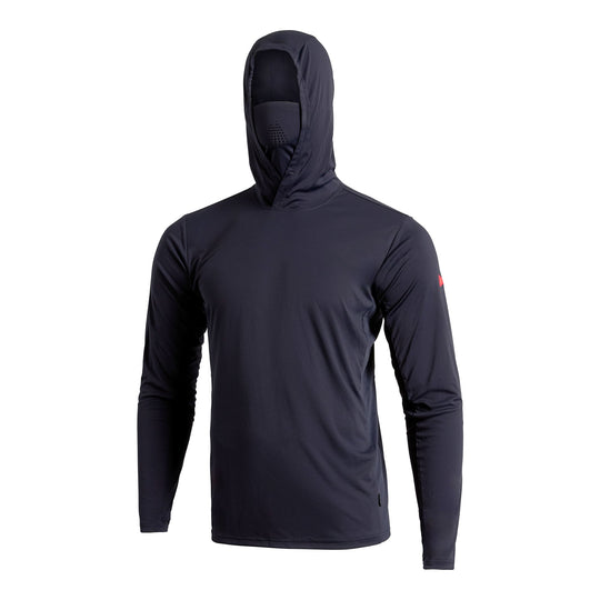 Color:Department Navy-Florence Sun Pro LS Hooded Max UPF Shirt