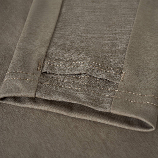 Color:Heather Vintage Khaki-Florence Sun Pro LS Hooded Max UPF Shirt