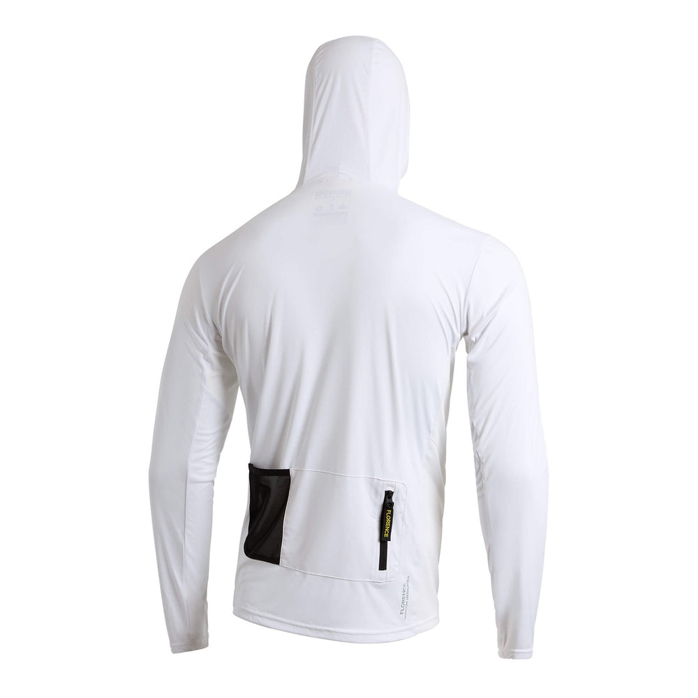 Color:White-Florence Sun Pro LS Hooded Max UPF Shirt -alt