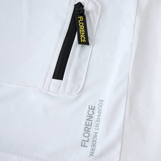 Color:White-Florence Sun Pro LS Hooded Max UPF Shirt