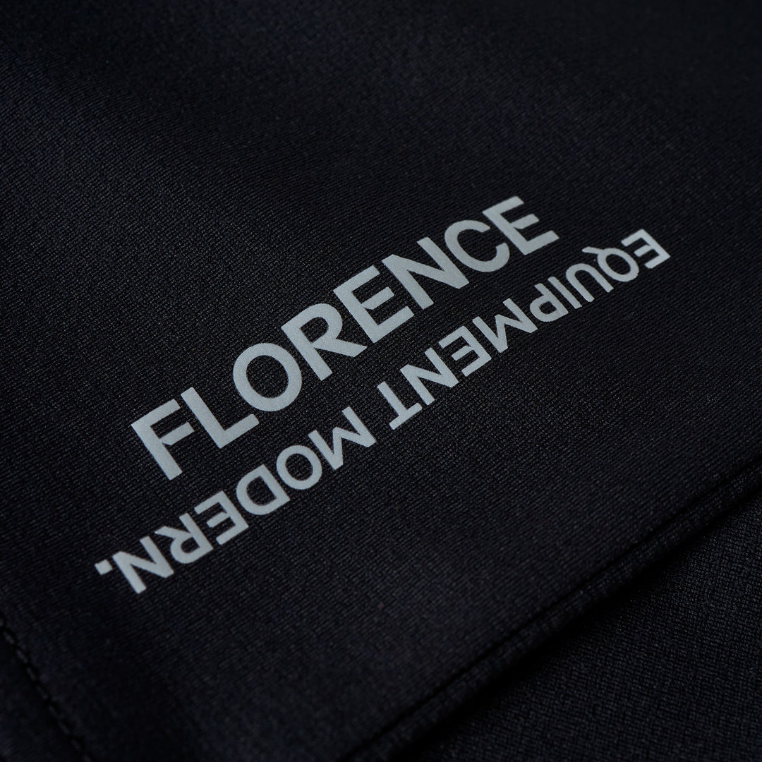 Color:Black-Florence Airtex Florence Logo Short Sleeve Shirt