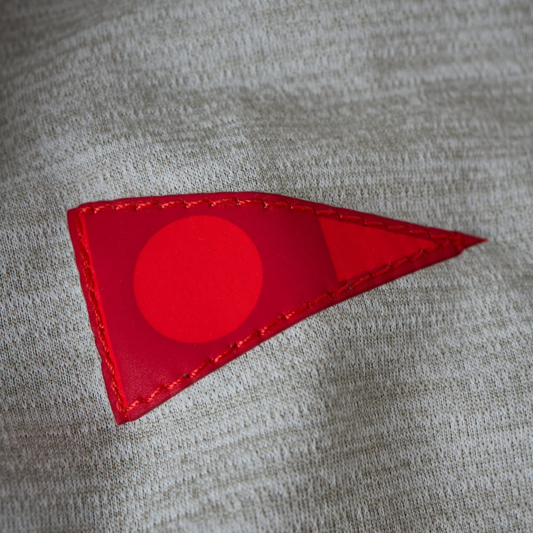 Color:Light Heather Grey-Florence Airtex Florence Logo Short Sleeve Shirt