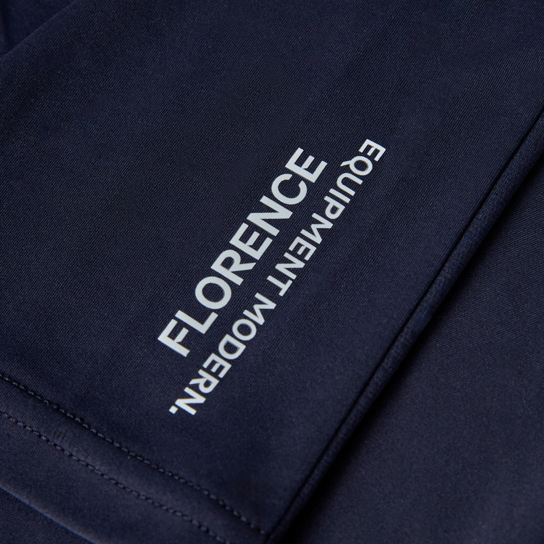 Color:Department Navy-Florence Sun Pro Long Sleeve Crossover Hooded UPF Shirt