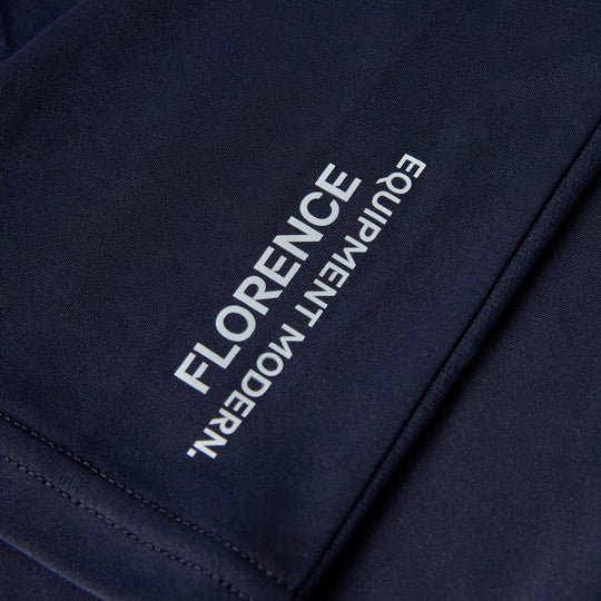 Color:Department Navy-Florence Sun Pro Long Sleeve Crossover Hooded UPF Shirt
