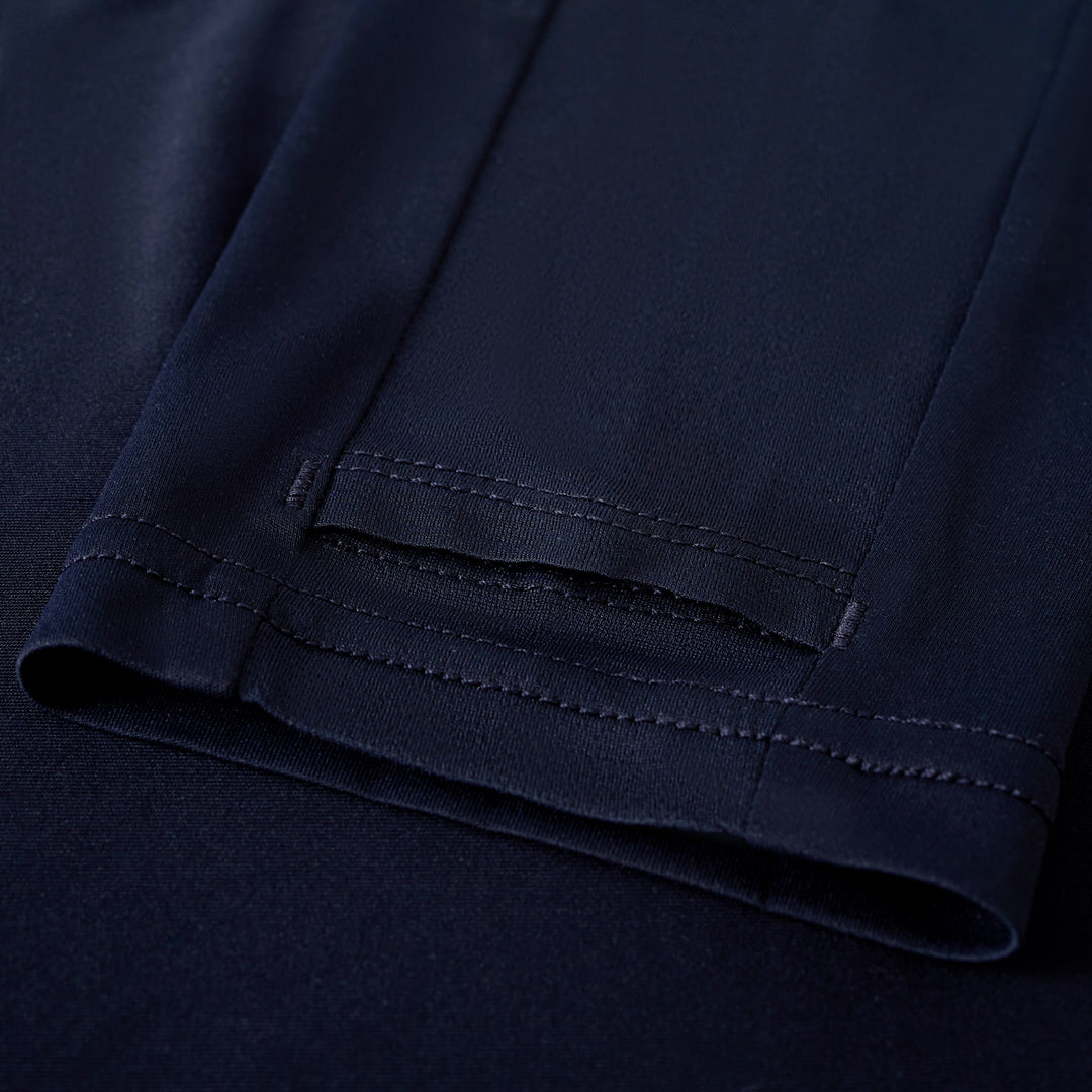 Color:Department Navy-Florence Sun Pro Long Sleeve Crossover Hooded UPF Shirt