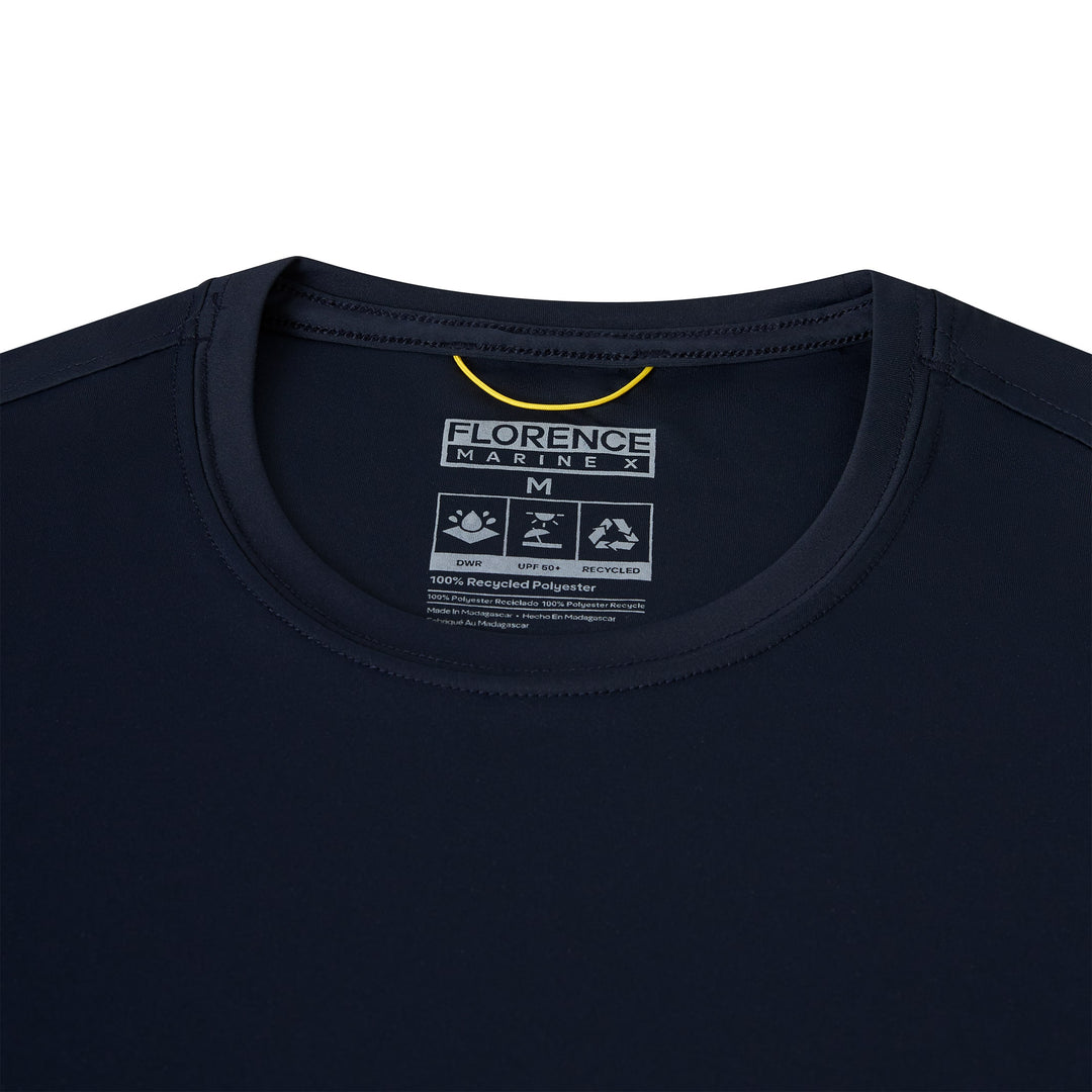 Color:Department Navy-Florence Sun Pro Short Sleeve UPF Surf Shirt