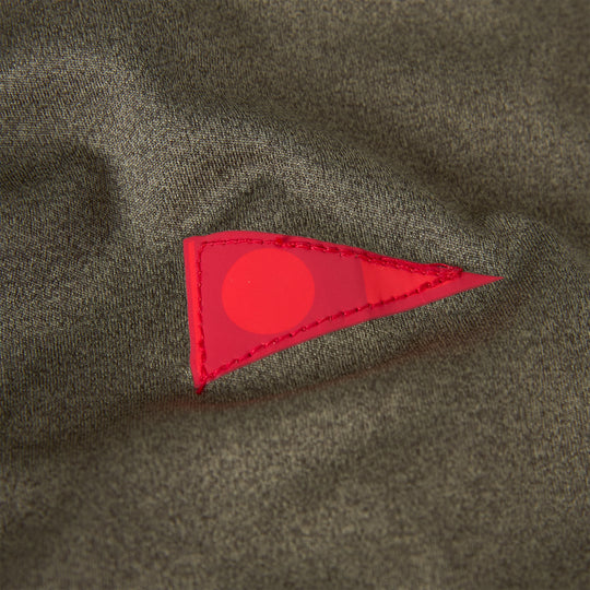 Color:Heather Burnt Olive-Florence Sun Pro Short Sleeve UPF Surf Shirt