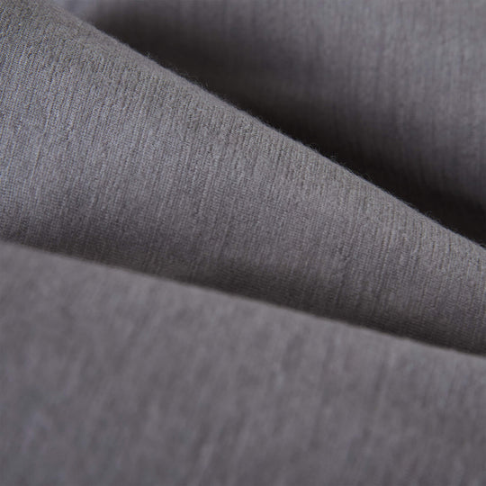 Color:Cement-Merino Wool Long Sleeve Shirt