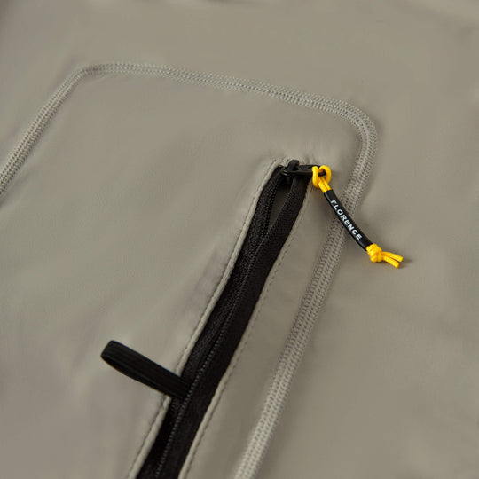 Color:Moss Grey-Florence Sleeveless Utility Pocket Rashguard