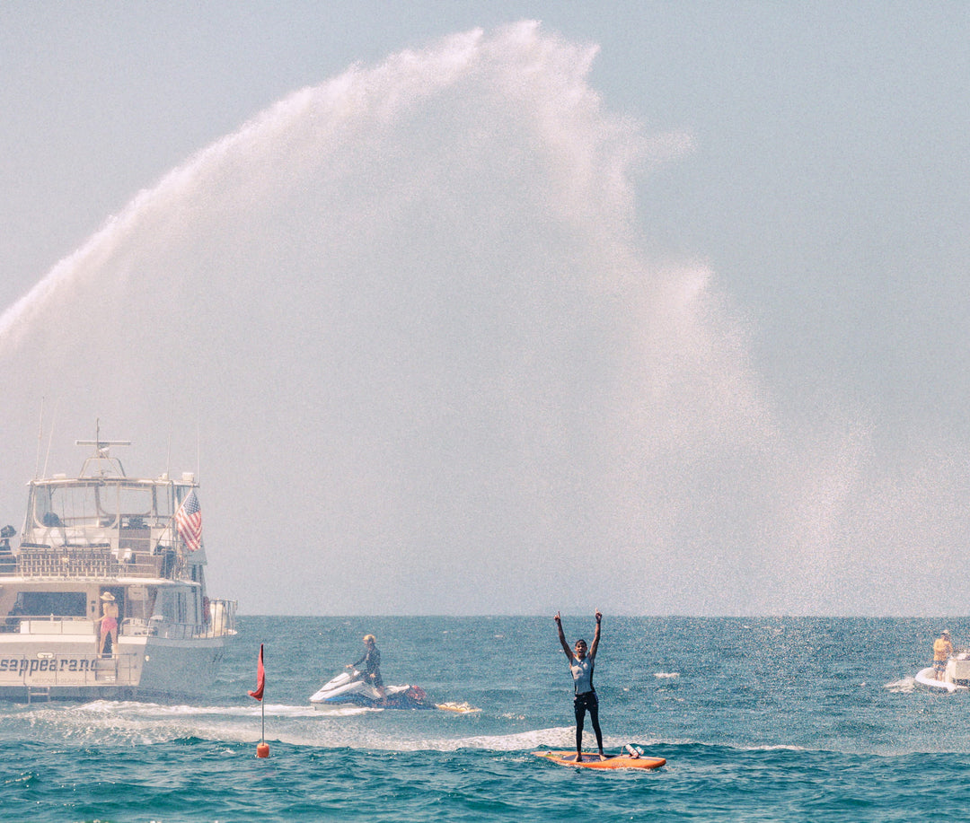 Color:Silver Black-Florence Sleeveless Utility Pocket Rashguard