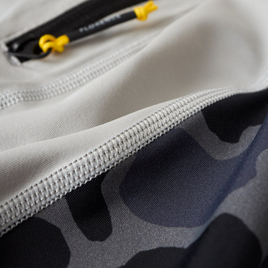 Color:Silver-Florence Sleeveless Utility Pocket Rashguard