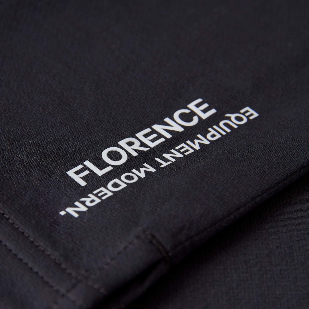 Color:Black-Florence Airtex Collared Long Sleeve Shirt