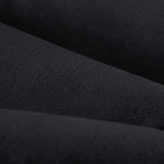 Color:Black-Florence Airtex Collared Long Sleeve Shirt