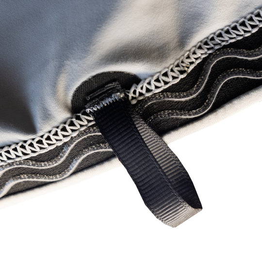 Color:Silver-Long Sleeve Hooded Rashguard Tall 