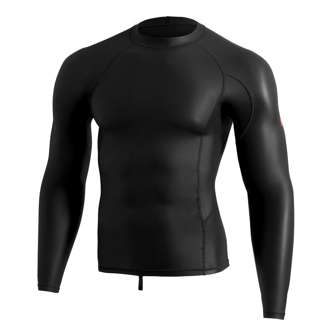Color:Black-Windshield Long Sleeve Rashguard 2.0