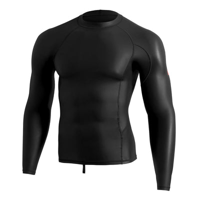 Color:Black-Windshield Long Sleeve Rashguard 2.0