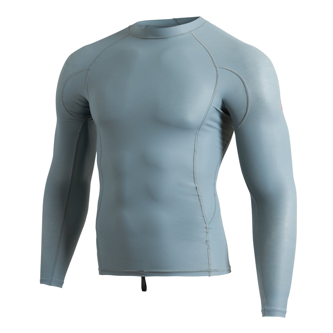 Color:Light Sea Blue-Windshield Long Sleeve Rashguard 2.0