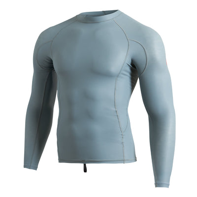 Color:Light Sea Blue-Windshield Long Sleeve Rashguard 2.0