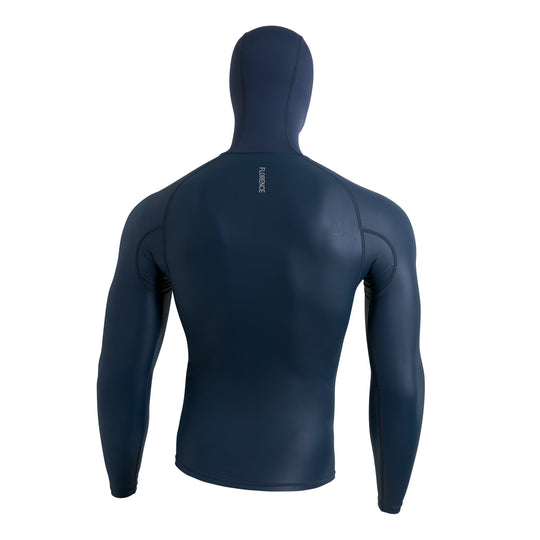 Color:Navy-Windshield Long Sleeve Hooded Rashguard 2.0 -alt