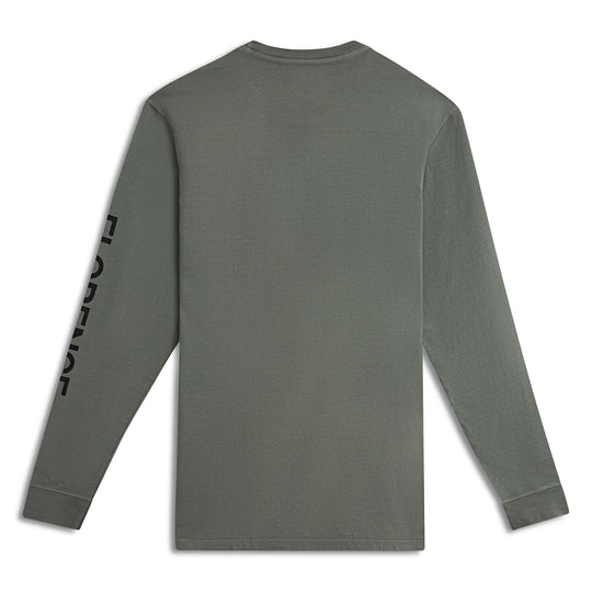 Color:Dark Sage-Florence Burgee Long Sleeve T-Shirt -alt
