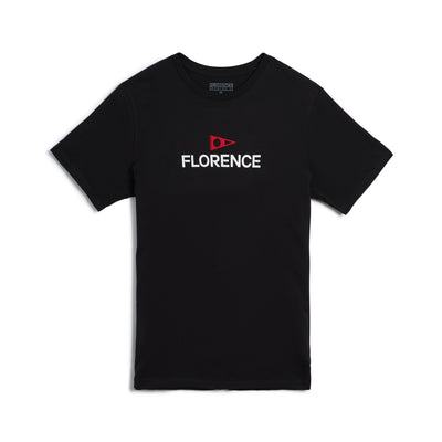 Color:Black-Florence Logo Shirt