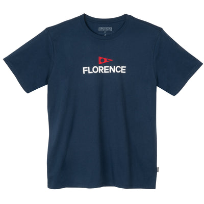 Color:Navy-Florence Logo Shirt