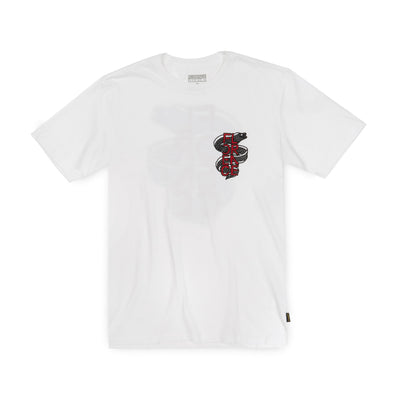 Color:White-Florence Stacked T-Shirt