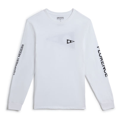 Color:White-Florence Formula Long Sleeve Shirt