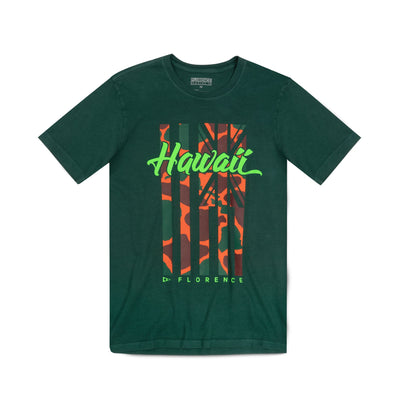 Color:Dark Emerald-Florence Pro Hawaii T-Shirt