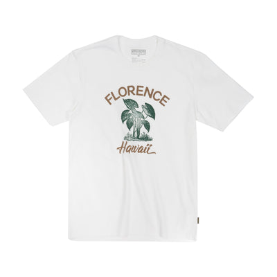 Color:White-Florence Taro T-Shirt