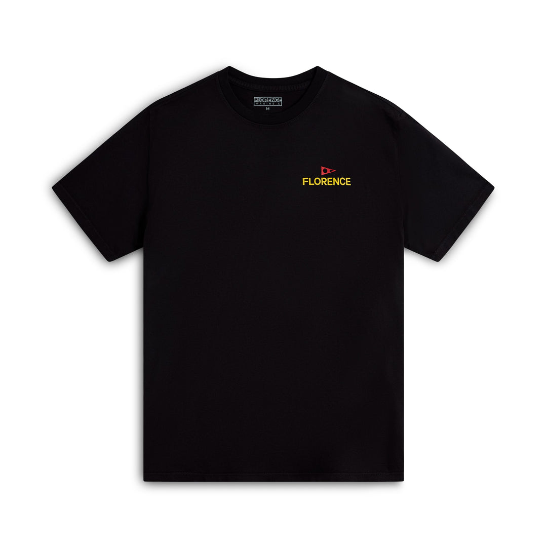 Color:Black-Florence Crew T-Shirt 
