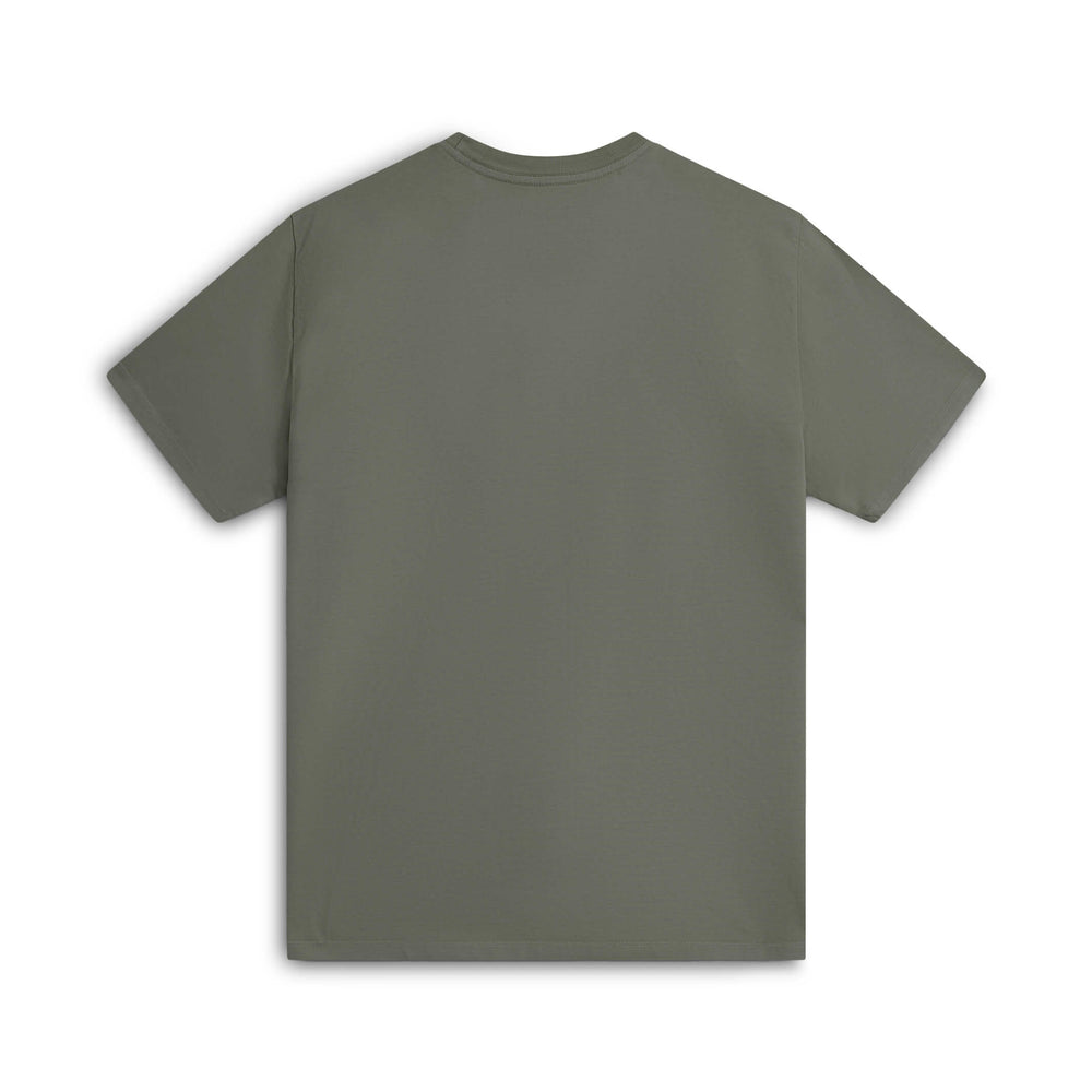 Color:Moss Grey-Florence Crew T-Shirt -alt