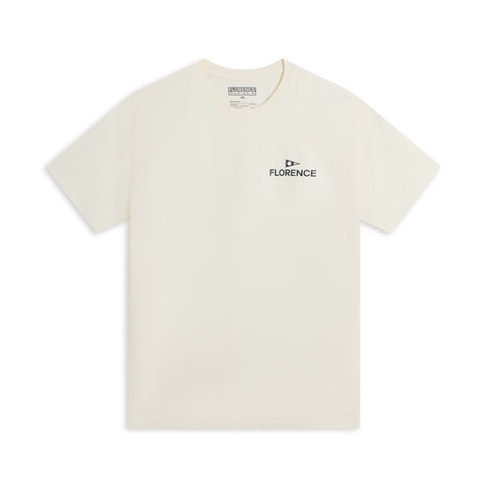 Color:Off White-Florence Crew T-Shirt