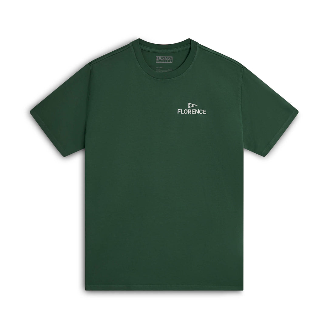 Color:Paka Green-Florence Crew T-Shirt 