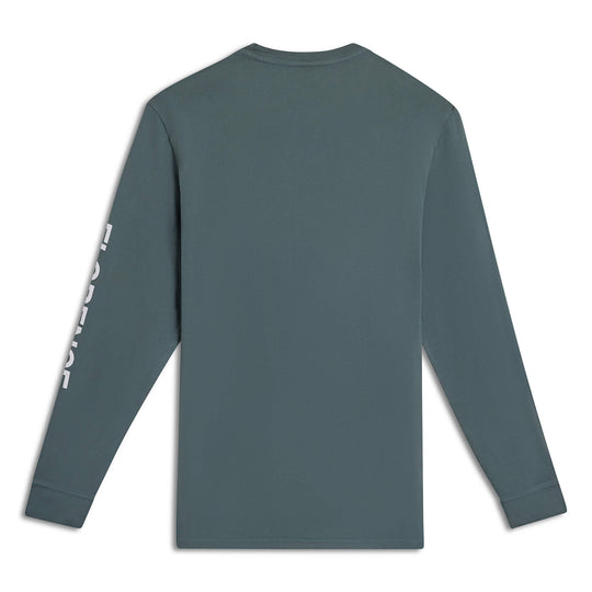 Color:Sea Blue-Florence Burgee Long Sleeve T-Shirt -alt
