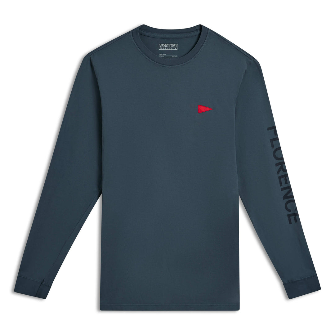 Color:Storm-Florence Burgee Long Sleeve T-Shirt