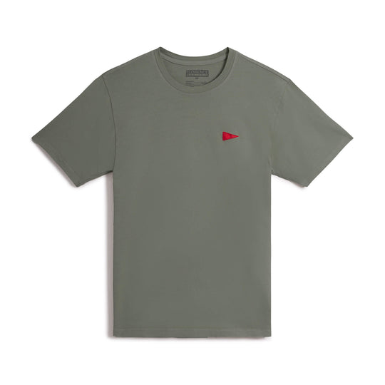 Color:Moss Grey-Florence Burgee T-Shirt