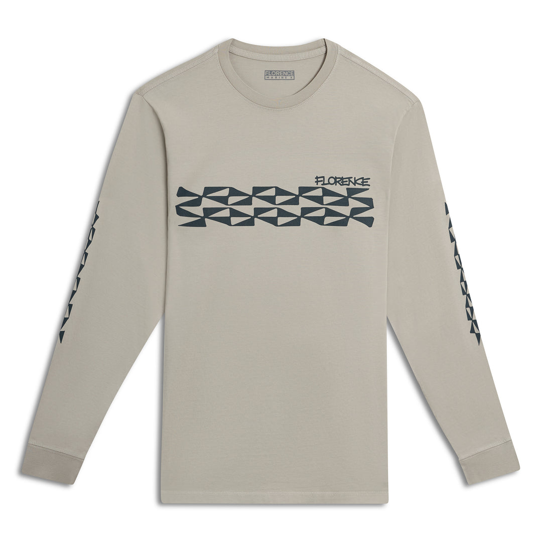 Color:Willow-Kapa Long Sleeve T-Shirt