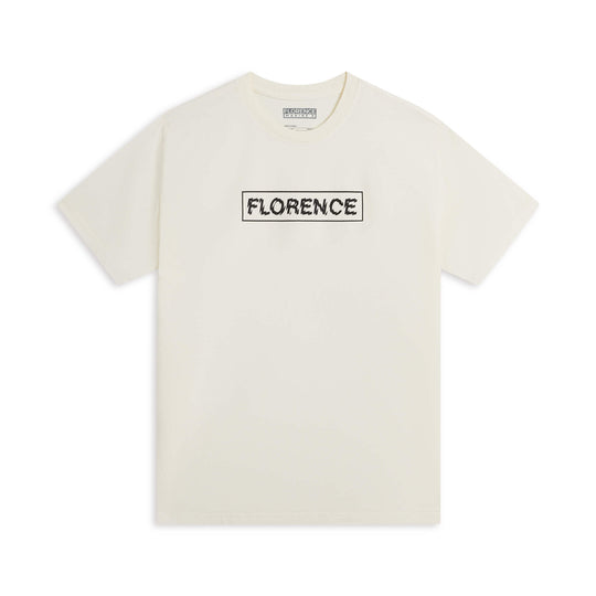 Color:Off White-Distortion T-Shirt