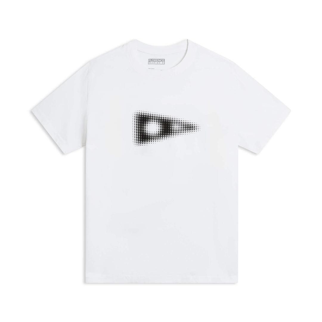 Color:White-Florence Blurgee T-Shirt