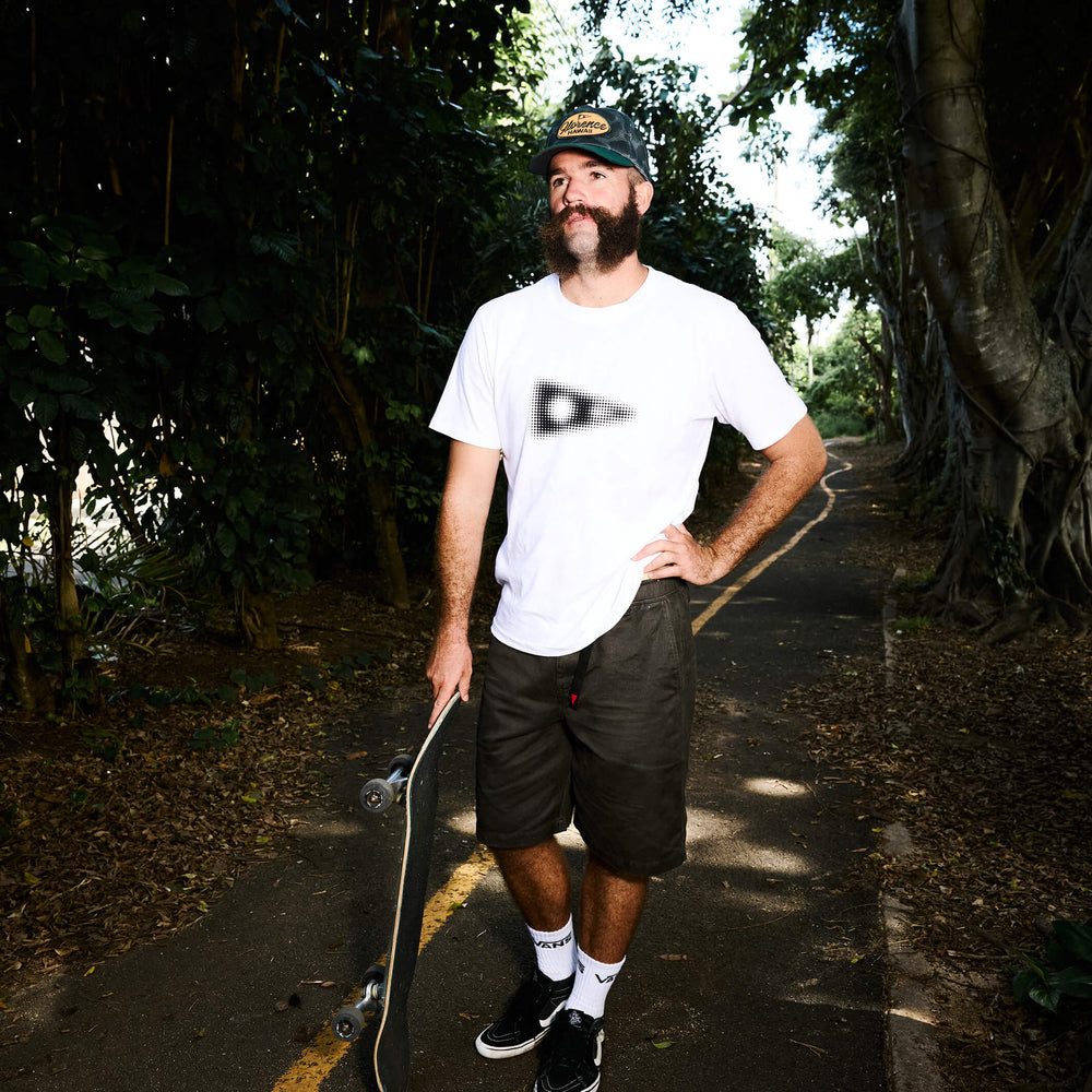 Color:White-Florence Blurgee T-Shirt -alt