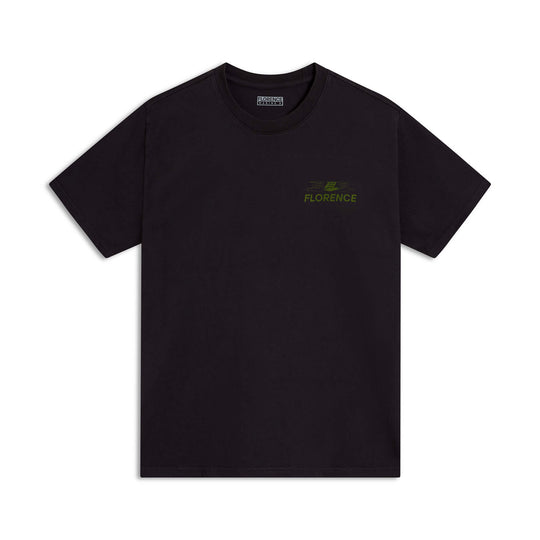 Color:Black-Florence Flock T-Shirt