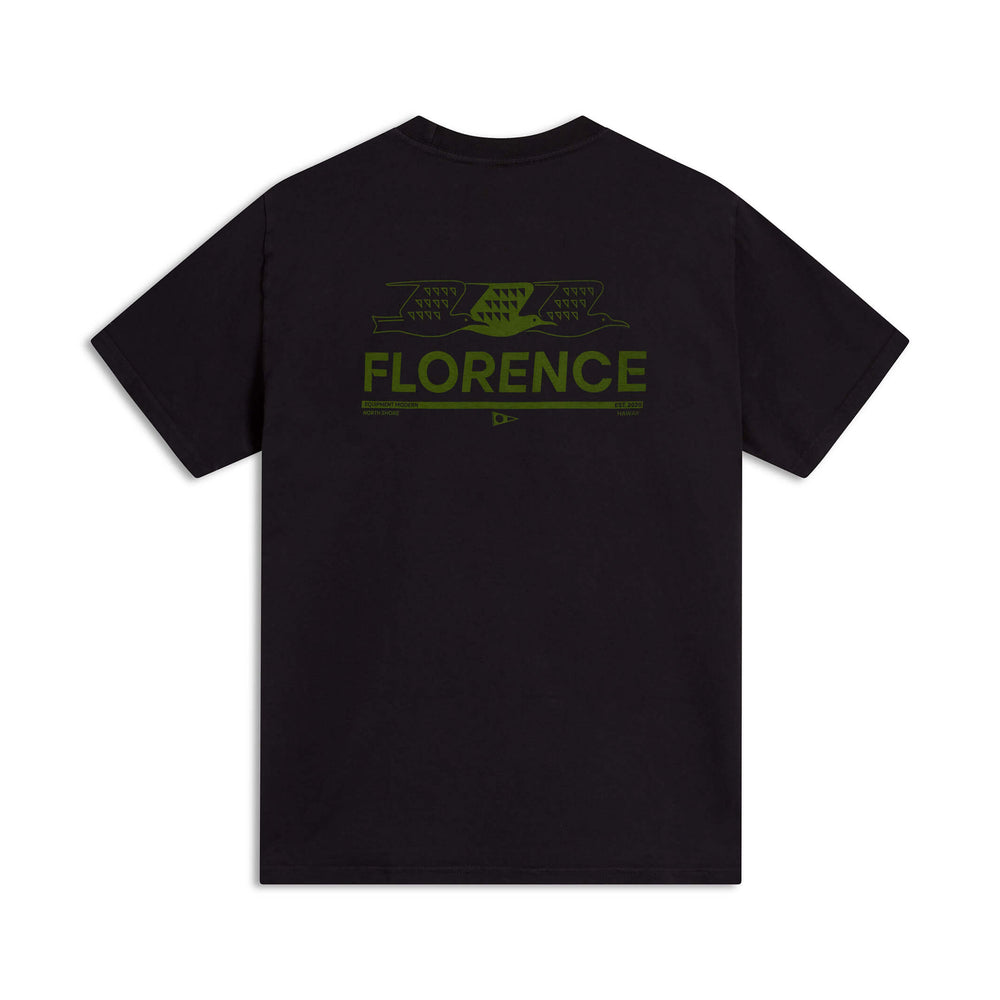 Color:Black-Florence Flock T-Shirt -alt