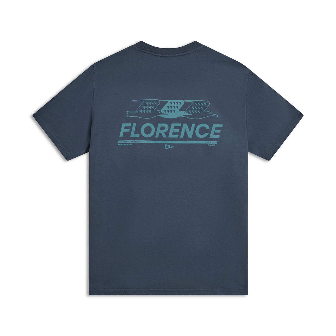 Color:Storm-Florence Flock T-Shirt -alt